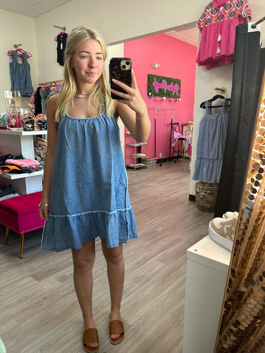 All American Girl Denim Dress