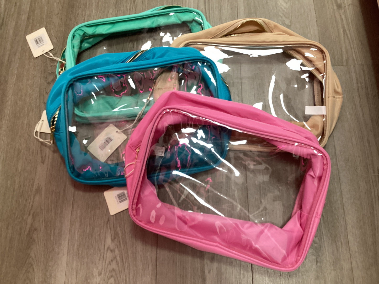 Large Clear plastic zipper bag