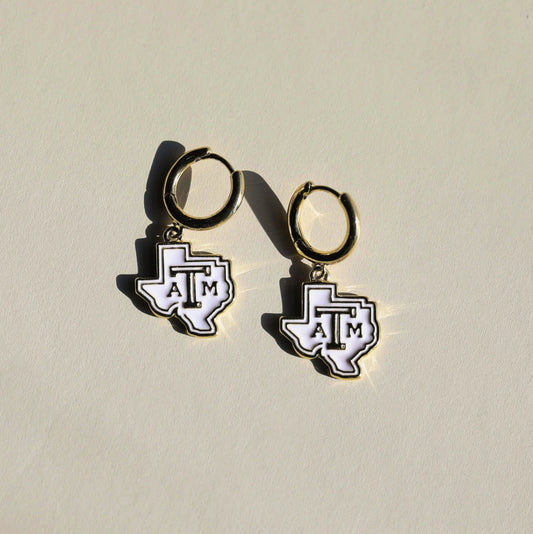 Nickel & Suede Texas A&M University Huggies