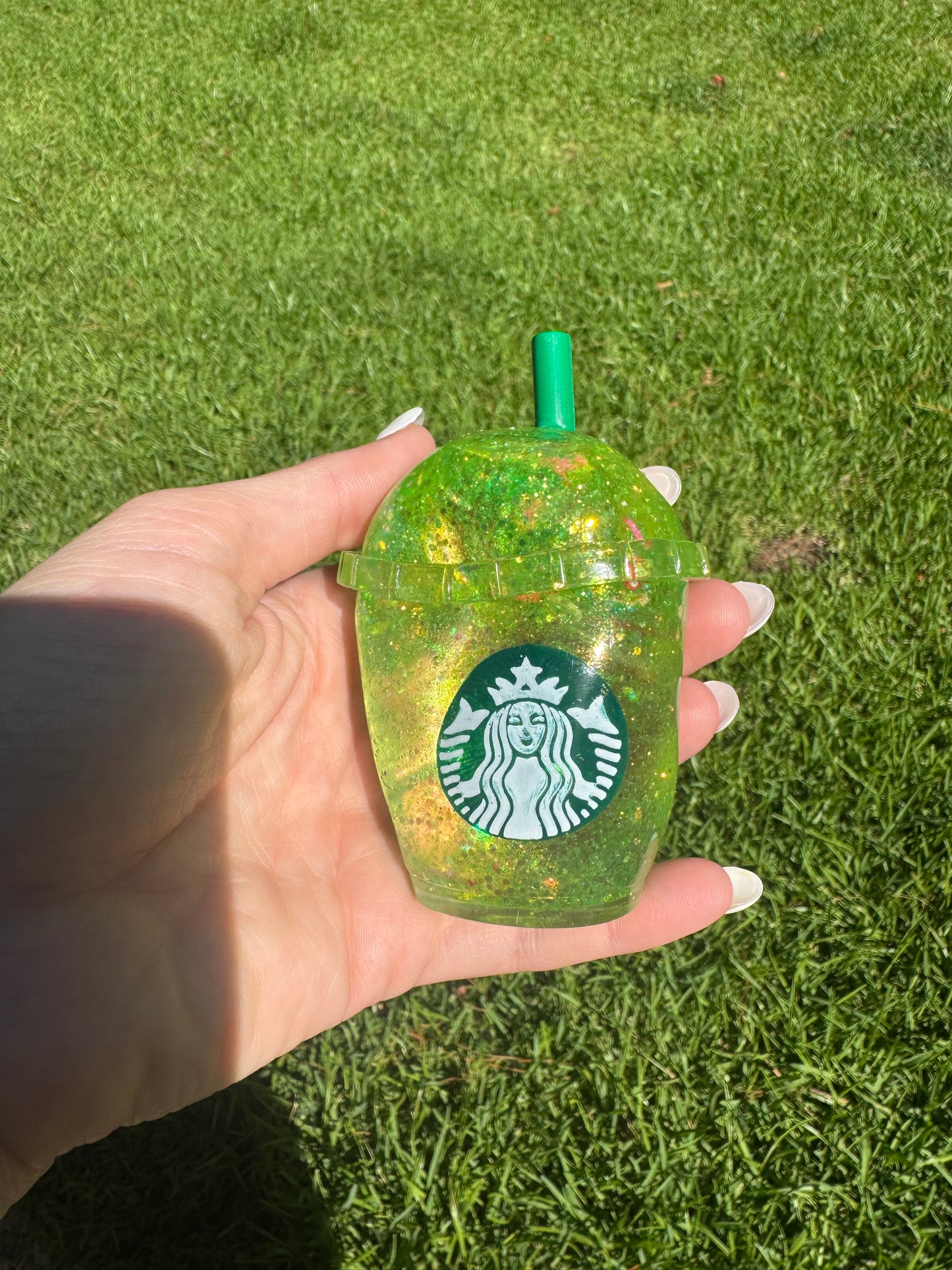 Glitter Strawberry Drink Sensory Squishy