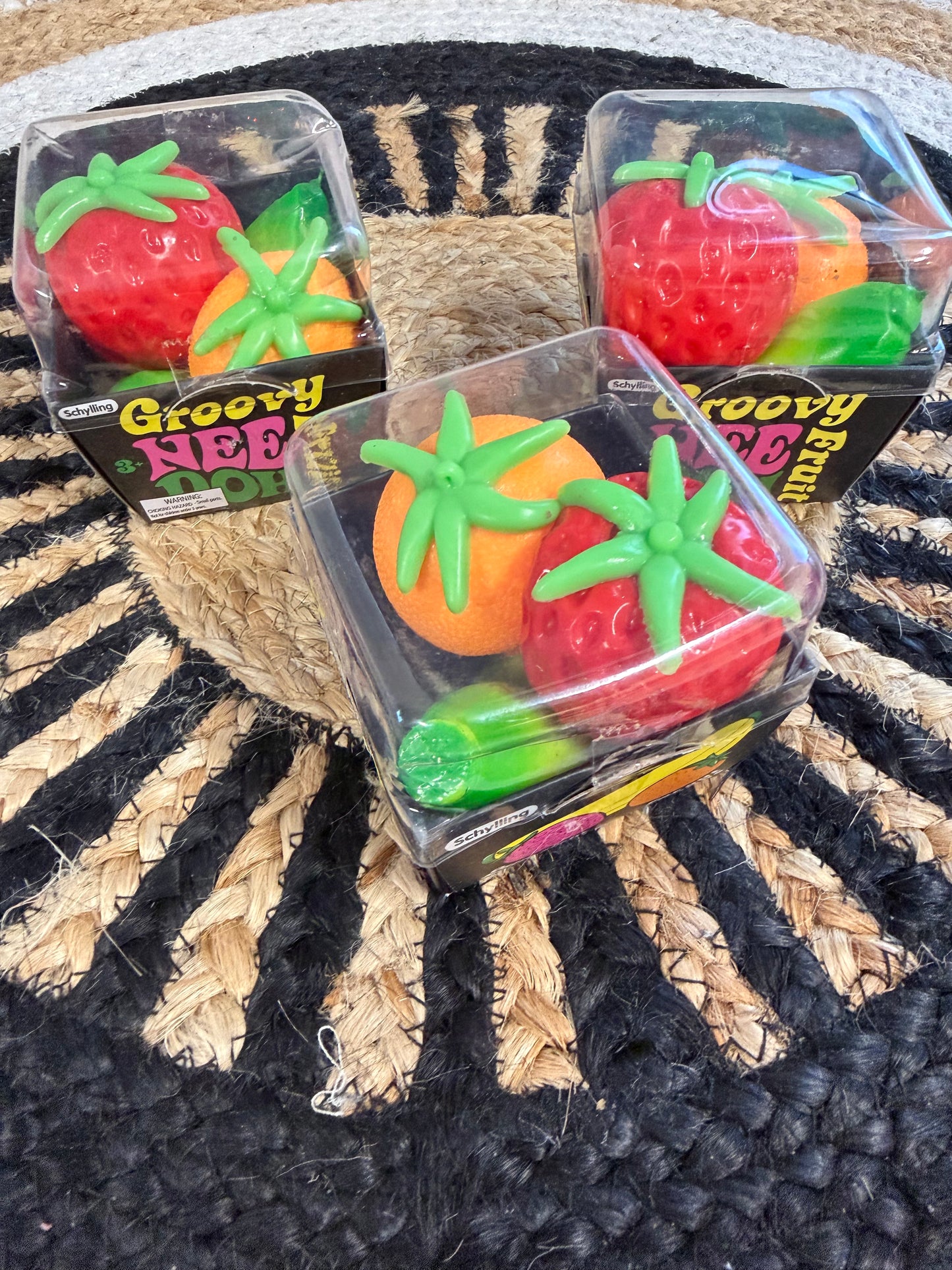Fruit Basket Squishy Sensory Toy Set