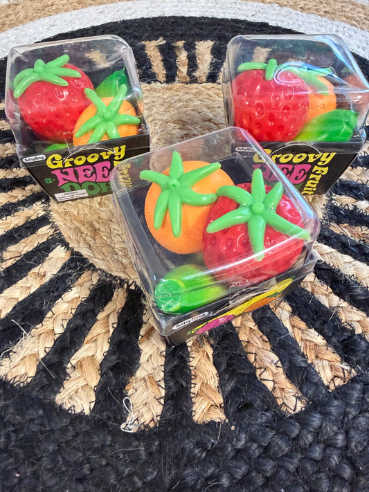Fruit Basket Squishy Sensory Toy Set