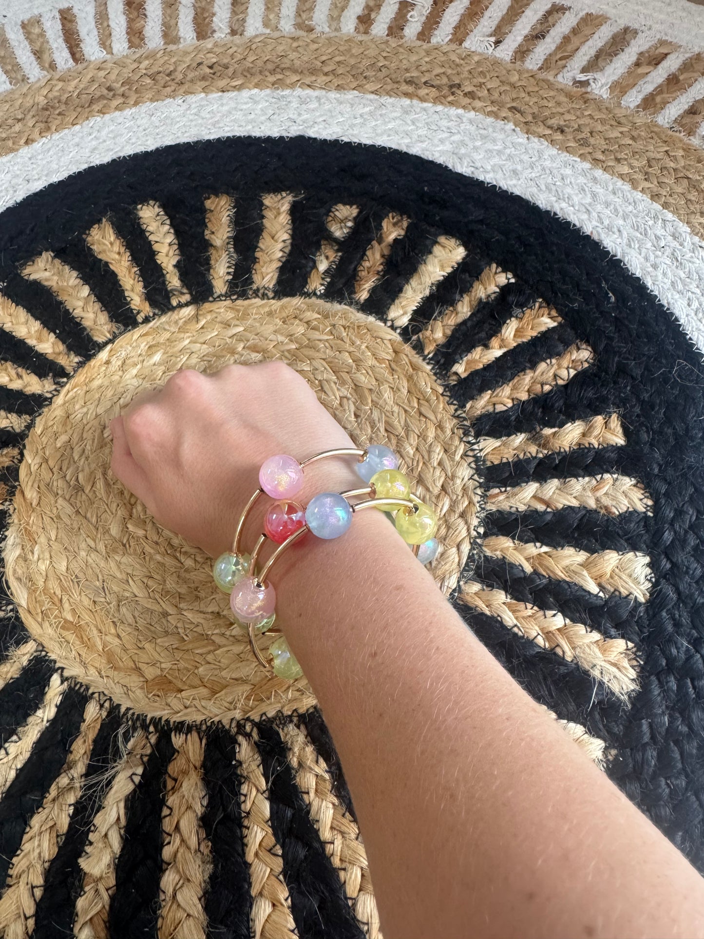 Ball Beaded Stretch Bracelet