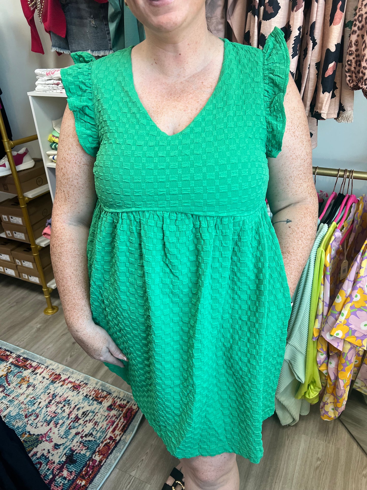 Green with envy dress