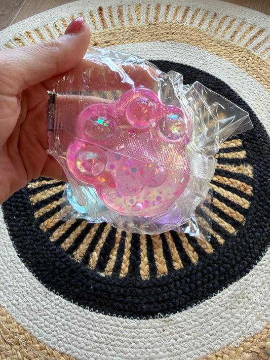 Glitter Paw Slow Rise Squishy