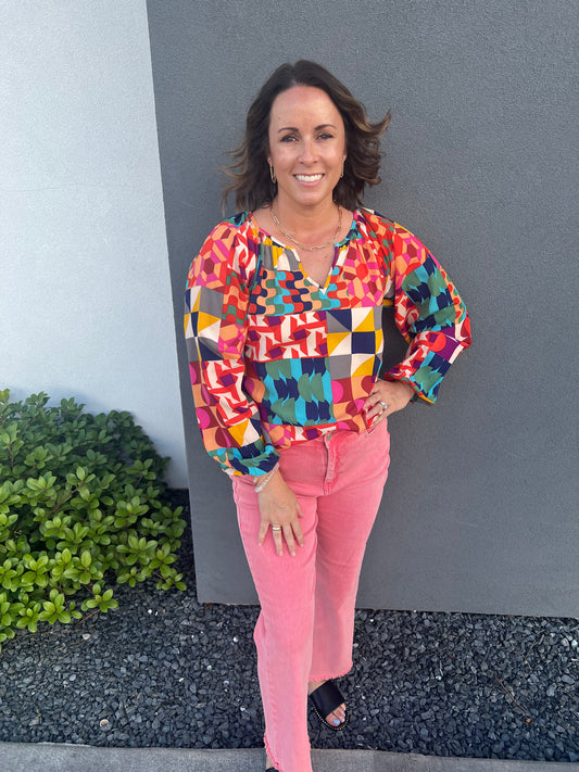 Kaleidoscope blouse