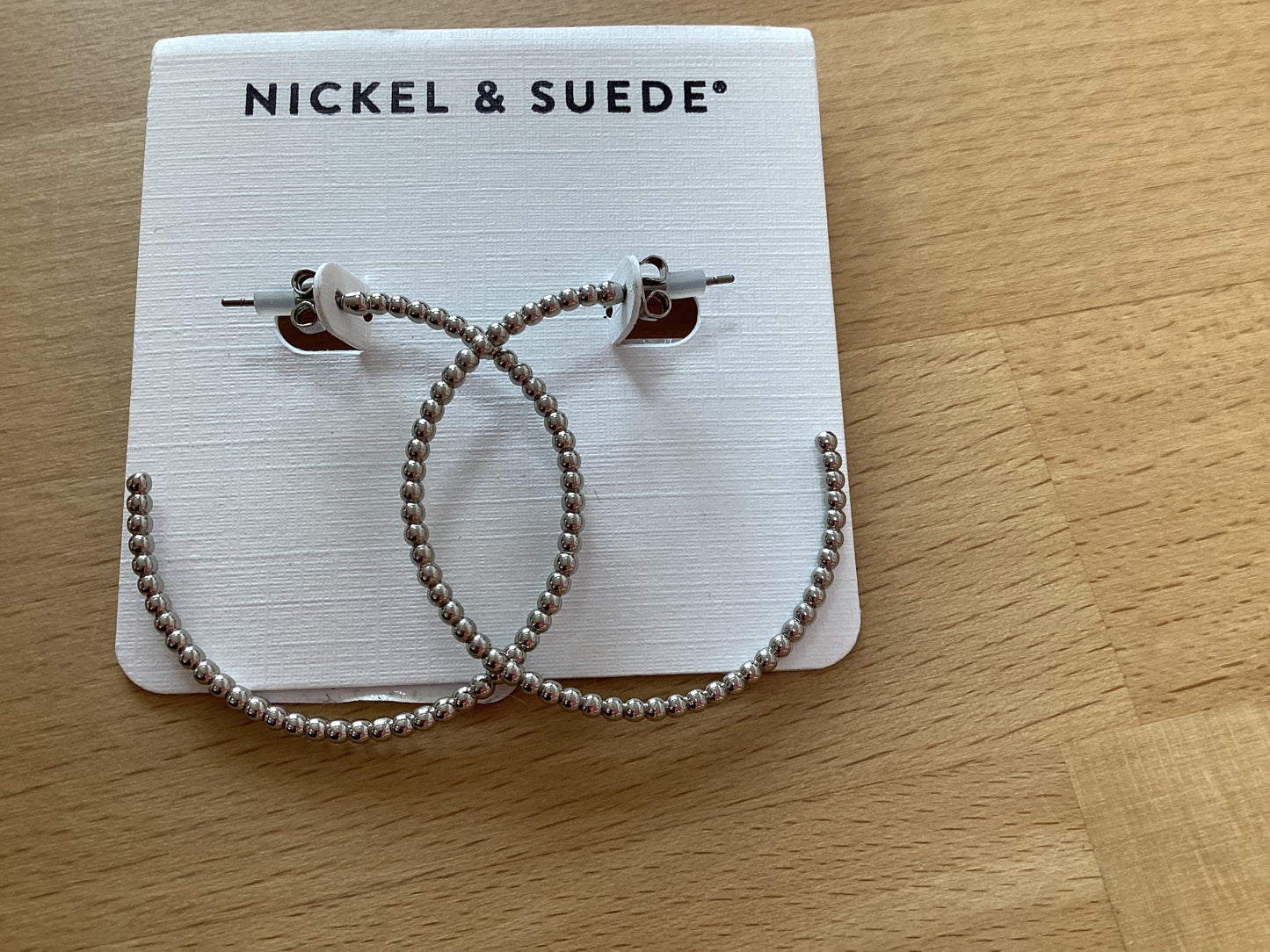 Silver Chloe Hoops