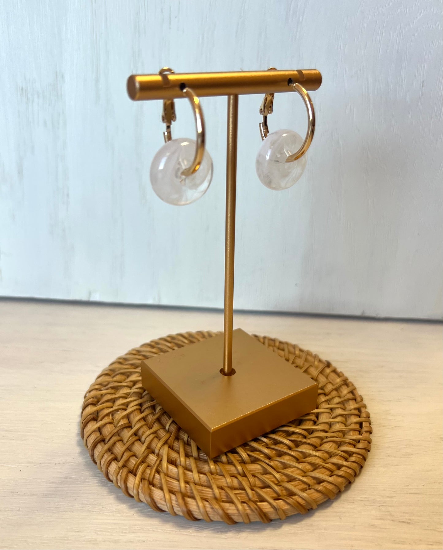 Gold Donut Hoops