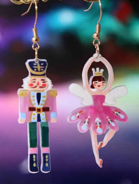 Nutcracker Ballet Statement Earrings