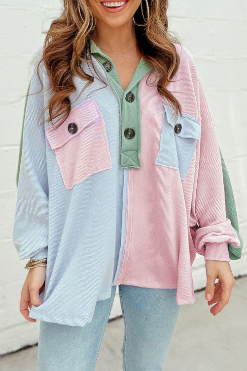 Pastel Colors Oversized Longsleeve