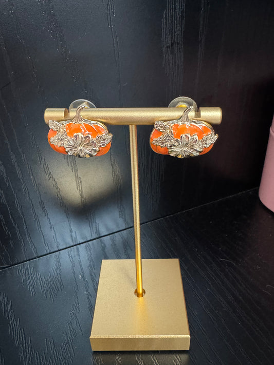 Pumpkin Fall Earrings