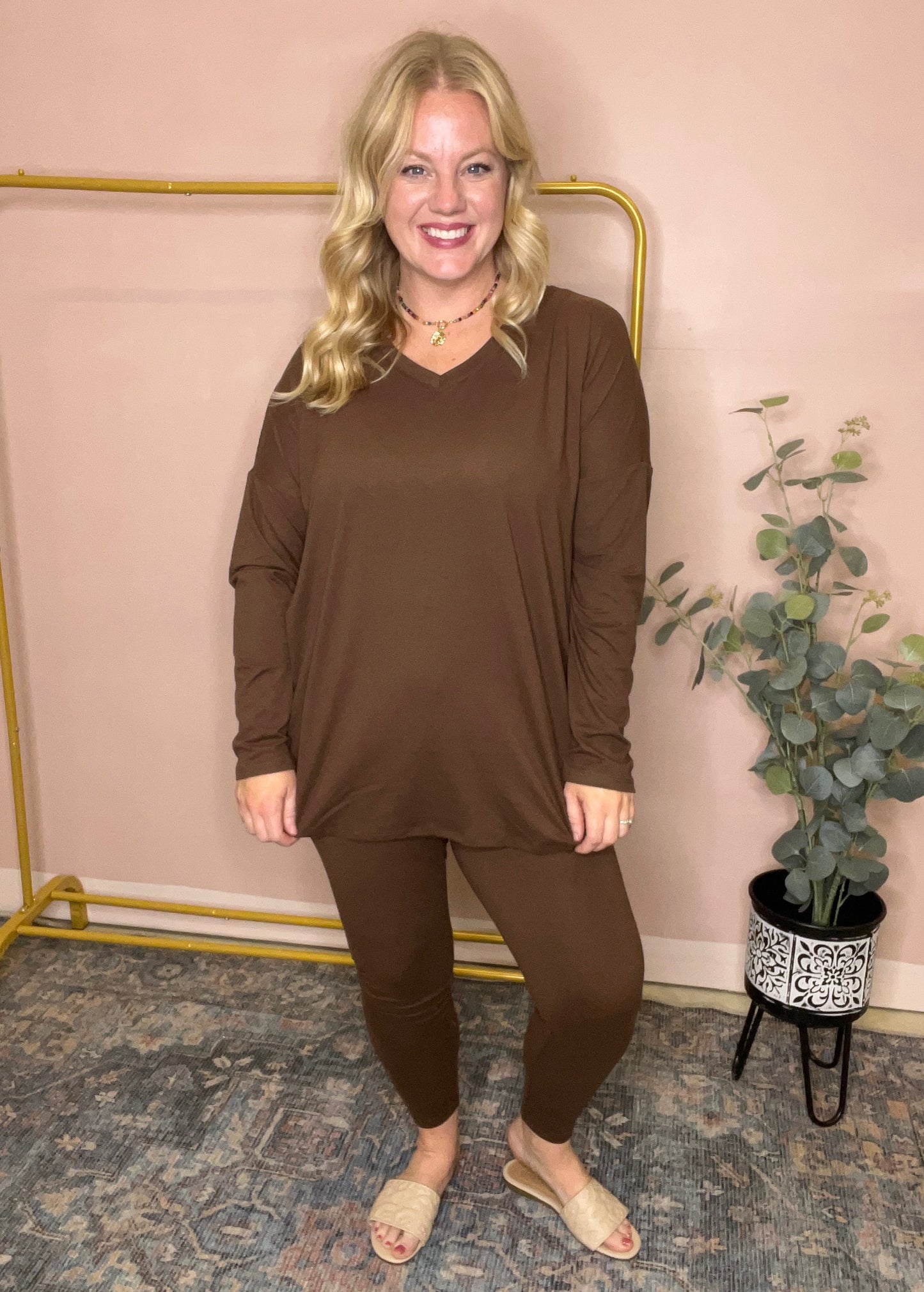 The Caramel Glow Lounge Set