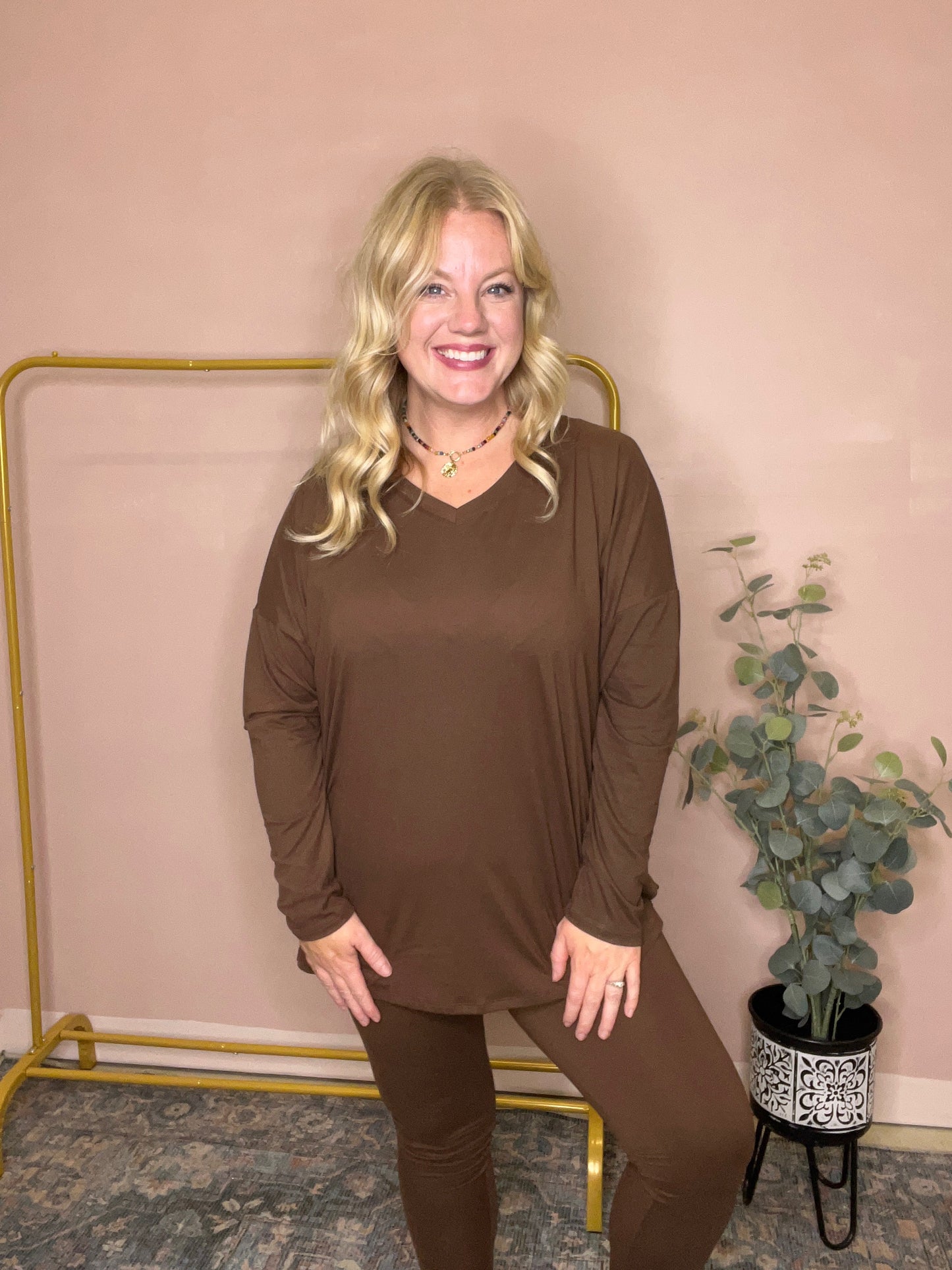 The Caramel Glow Lounge Set