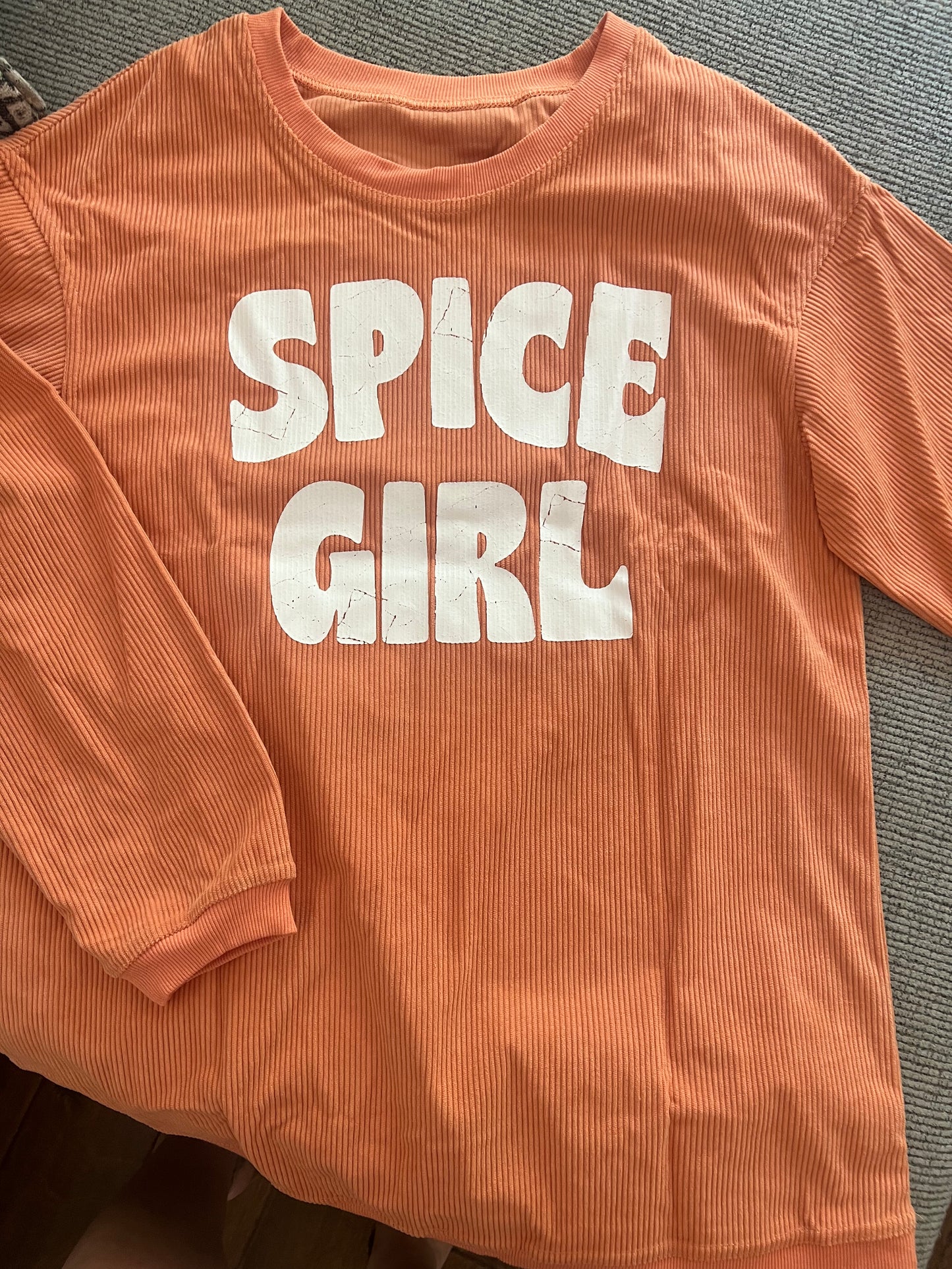 Spice Girl Ribbed Crewneck