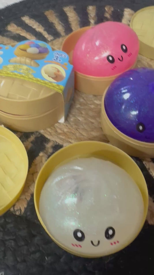 Light-Up Mystery Glitter Dumpling Squishy