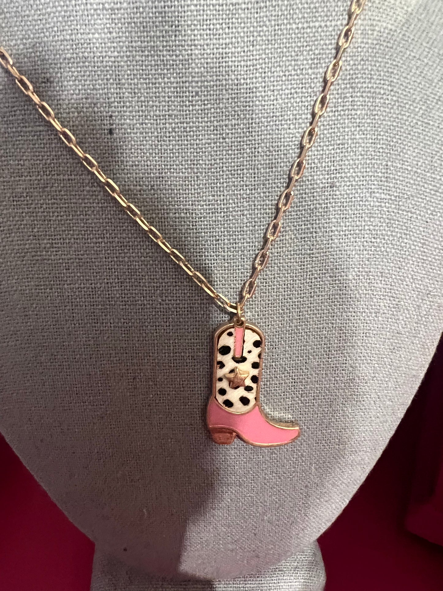 Boot necklace