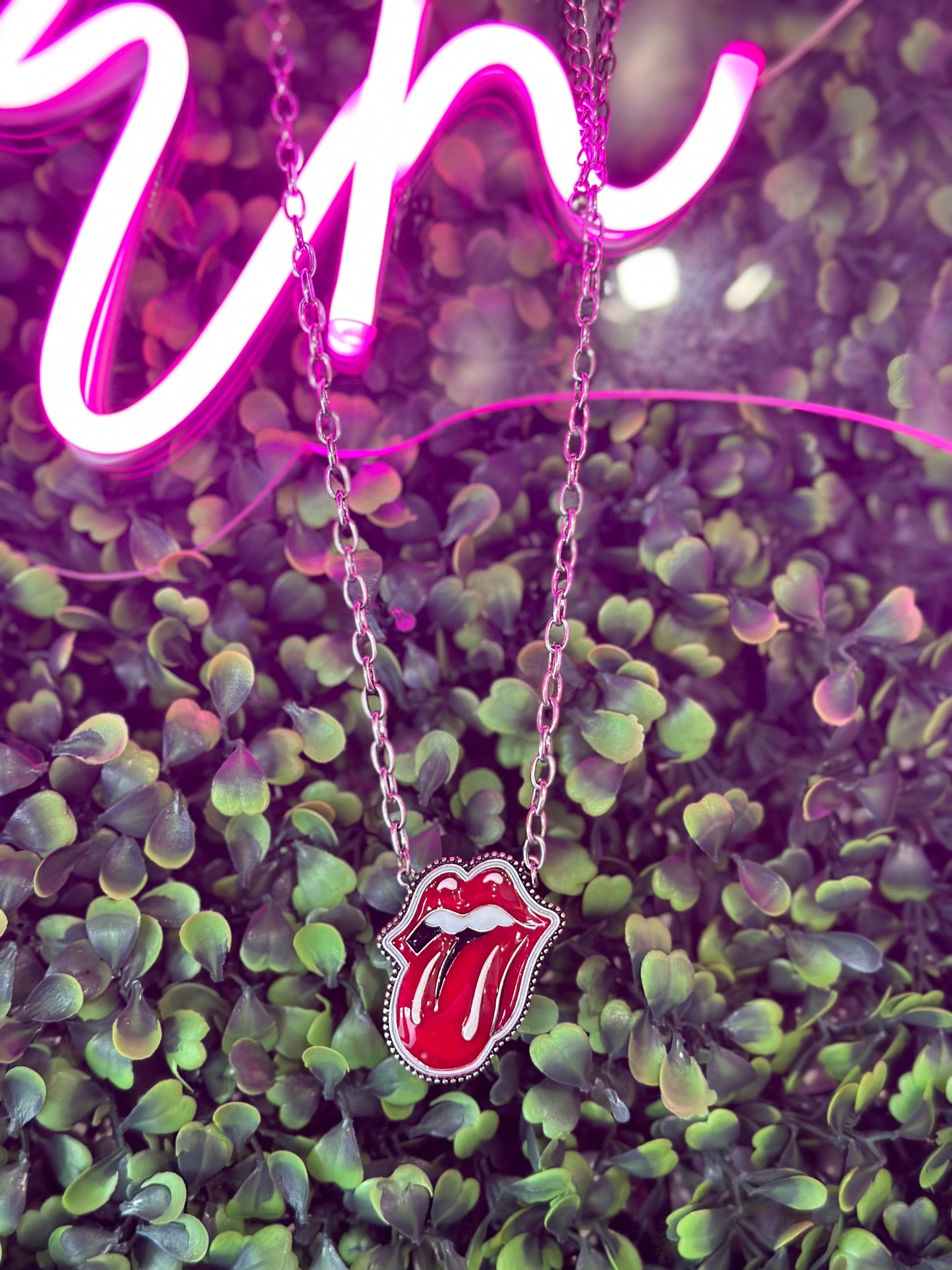 Rolling Stones Necklace